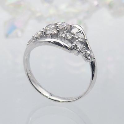 ふるさと納税 山梨県 プラチナ1ctダイヤモンドリング#16　HR-008978 |  | 02