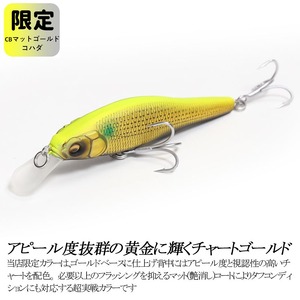 Ｘ－８０　ＳＷ　限定カラー　ＣＢ　マットゴールドコハダ　釣り用ルアー_OS226-0038