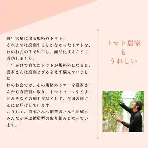 パスタソース 5個セット　フルーツトマト 無添加 保存料不使用 真っ赤なトマトのパスタソース 1人前×5