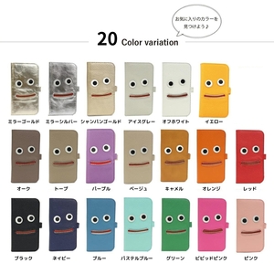 【 ニッコリスマホ / 全20色 】 Mサイズ 思わずニッコリ笑顔になってしまう / ニッコリスマホケース【 iphoneケース / android 】 iPhone15 カバー ホール加工可 パステ