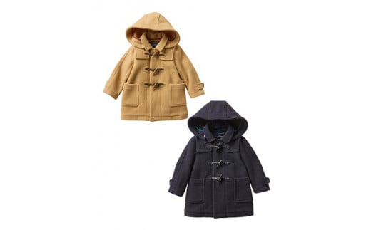 【ふるさと納税】【ファミリア（familiar）】ダッフルコート｜子ども服 男の子 女の子 KIDS メルトン素材 ファミリアチェック フード 取り外し可能