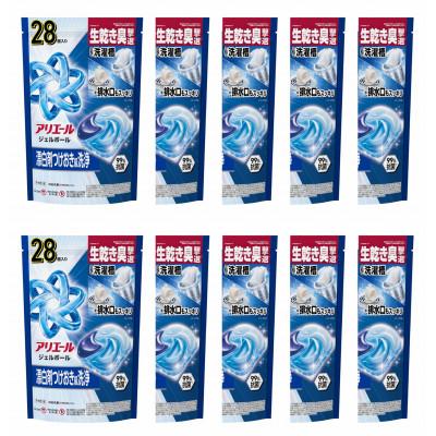 ふるさと納税 藤岡市 P&amp;G　アリエールジェルボールプロ　つめかえハイパージャンボサイズ(28個入り)10個