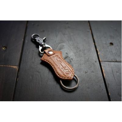ふるさと納税 鹿屋市 完全オリジナル【ベンズレザー】の牛革を使ったキーリング　1951