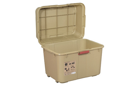 スペースボックス620 コヨーテ 2個組 70L 防災 アウトドアコンテナ キャンプ用品 宅配ボックス