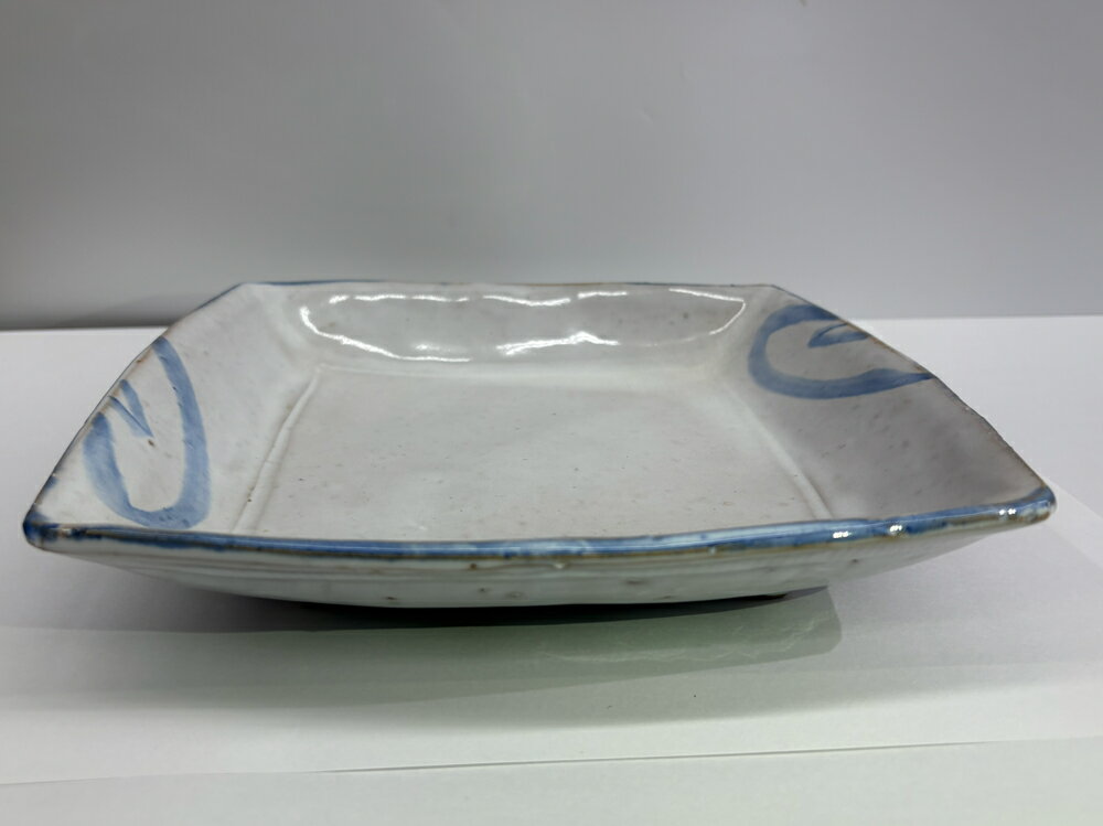 【ふるさと納税】萩焼 足付角鉢