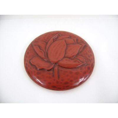 ふるさと納税 鎌倉市 鎌倉彫　博古堂　小鏡「蓮」