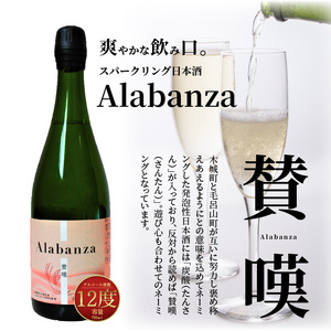 ＜【先行予約】令和7年産 木城町・毛呂山町 新しき村友情都市コラボ日本酒２種４本セット（城３本・Alabanza１本）＞ K21_0033