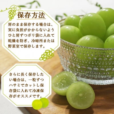 厳選　池田青果のシャインマスカット2房　1kg ふるさと納税【配送不可地域：離島・沖縄県】