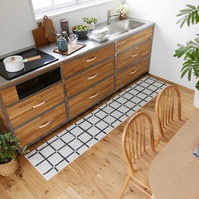 ふるさと納税 和泉市 【45×180cm】洗える おしゃれなキッチンマット ラグ (オセロ) カラー:ホワイト |  | 01