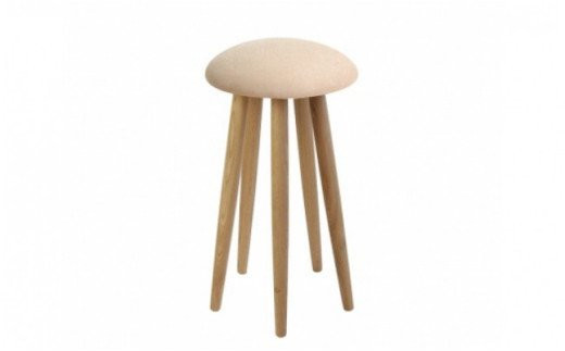 【加藤木工】19％ stool（320＆ベージュ）