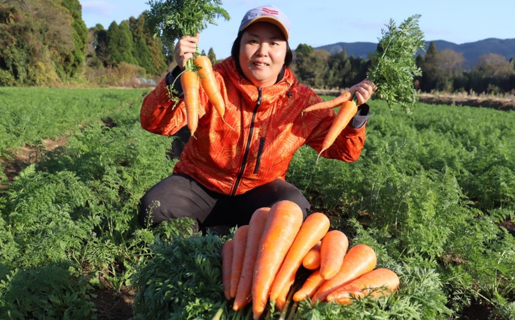 【訳あり】農家直送！ 土付き 人参 （向陽二） 5kg