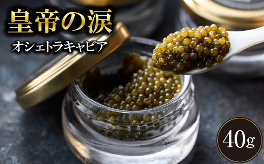 【純国産キャビア】オシェトラキャビア 40g 皇帝の涙 国産 チョウザメ 魚卵 宮崎県 小林市