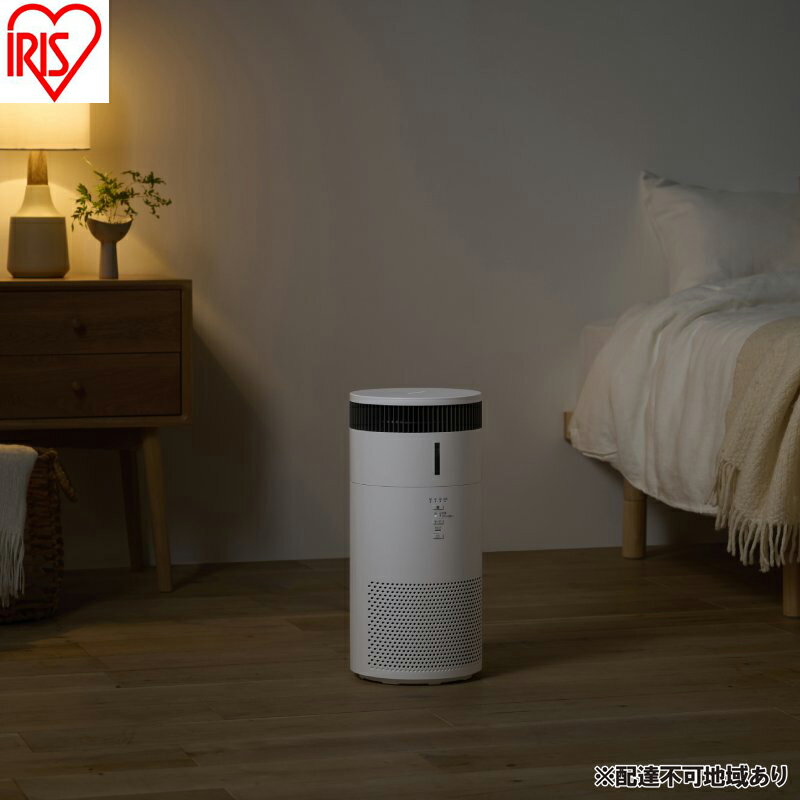 【ふるさと納税】加湿空気清浄機 10畳 AAP-SH20B-W ホワイト アイリスオーヤマ ペット 10畳 コンパクト 省エネ 加湿器 気化式 加湿空気清浄機 スピード空気清浄 集じん 脱臭 3Dナノチャージ HEPAフィルター タバコ臭 ニオイ対策　お届け：～2026年2月下旬