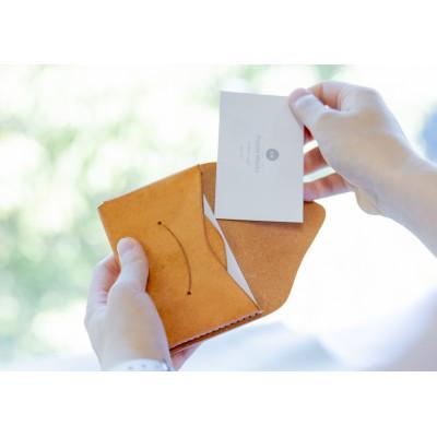 ふるさと納税 富山市 Tocco Nodo(トッコ・ノード)名刺入れ　ナチュラル |  | 01