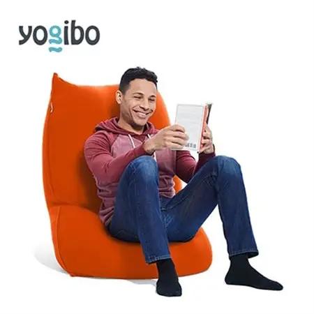 Yogibo Lite(ヨギボー ライト)オレンジ_雑貨・日用品 椅子・チェア・ソファ 家具・インテリア _【配送不可地域：離島】【1172220】