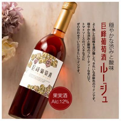 ふるさと納税 久留米市 久留米市田主丸町で育った葡萄100% 巨峰ワイン2種セット(720ml×2本) |  | 02