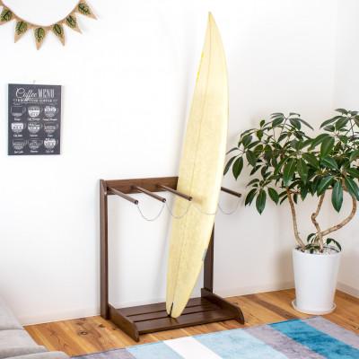 ふるさと納税 海南市 サーフボードラック　サーフボードスタンド　サーフィンボード　スノーボード　木製