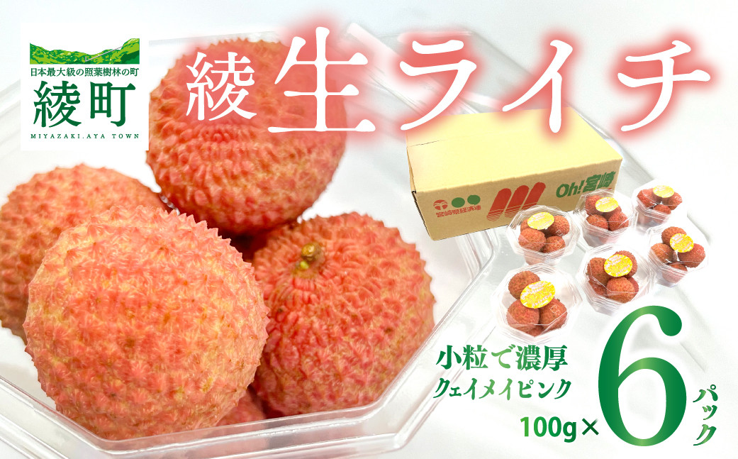 
            綾生ライチ お裾分けセット [６パック]
          