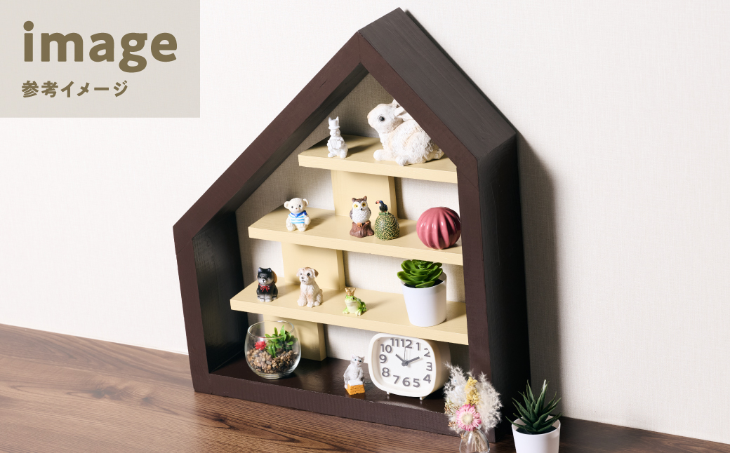ディテール大きい（ディスプレイラック） 1個 ラック 卓上 シェルフ 木製 小物 ハンドメイド インテリア 台座 雑貨 玄関 リビング