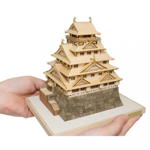 ウッディジョー　1/400 大阪城　木製模型キット