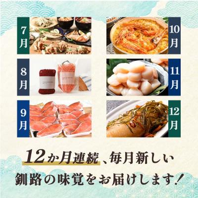 ふるさと納税 釧路市 【 定期便 12か月 】 釧路市に行った気になる定期便 F4F-8173 |  | 03