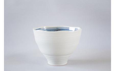 大谷焼 幻の渦潮麺鉢セット（茶・白）