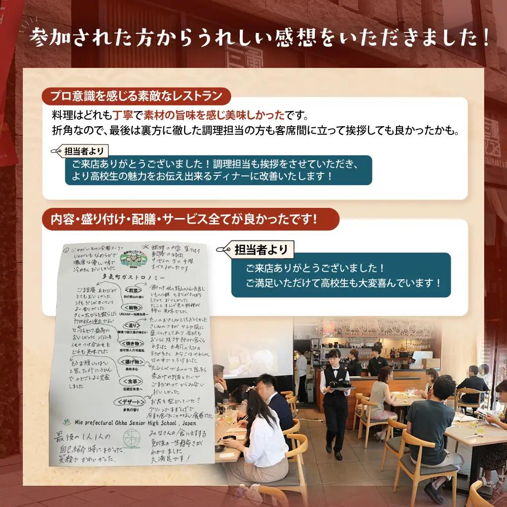 出張 高校生レストラン お食事券 ／ チケット 食事 東京都