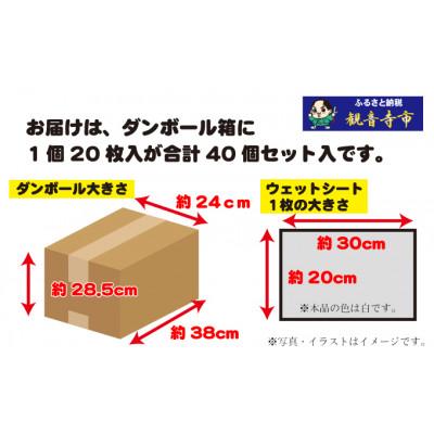 ふるさと納税 観音寺市 【99%除菌・24時間抗菌】フローリングウェットシート20枚40個セット(800回分)KA-75 |  | 03
