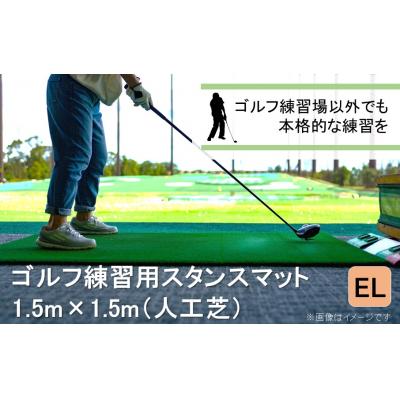 ふるさと納税 国東市 アイリスソーコーゴルフスタンスマット EL1.5m×1.5m 150ターフ GL492 _2231R