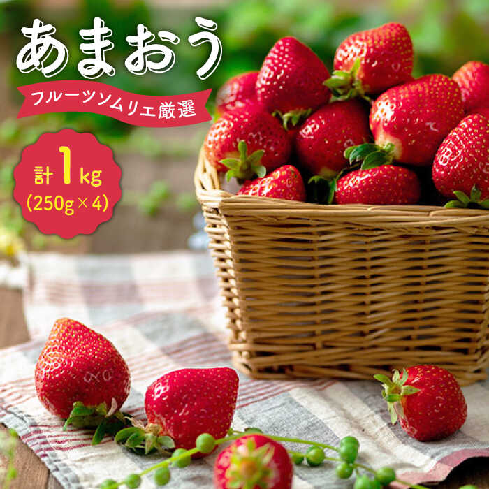 【ふるさと納税】【12月上旬より発送】先行予約！福岡産 いちご【冬】あまおう 4パック＜南国フルーツ株式会社＞ 那珂川市 いちご フルーツ くだもの 果物 あまおう 九州産 苺 国産 [GCD012]22000 22000円