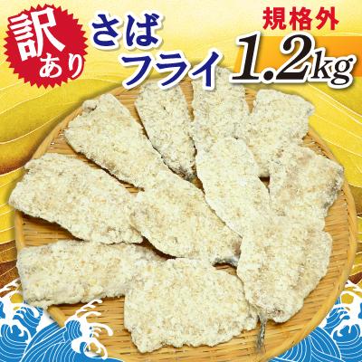 ふるさと納税 神栖市 【訳あり】規格外　さばフライ　1.2kg