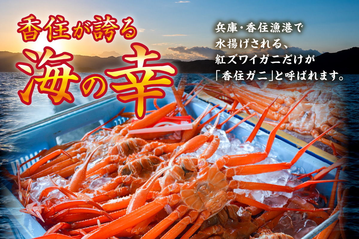 【訳あり 茹切 香住ガニ7～9肩（約1kg）冷蔵】カニの本場 香住 香住ガニ タップリ 1kg 7～9肩 セット甘味 旨み 紅ガニ 紅ズワイガニ 蟹 カニ かに 足 爪 身 脚 ボイル 人気 香美町 