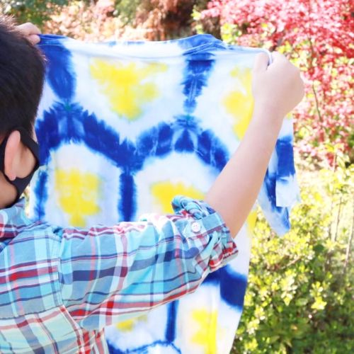 老舗呉服店でTシャツの絞り染め体験（2名様分） 099H2943