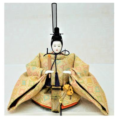 ふるさと納税 小野市 雛人形　京十番親王「有職花丸華紋」　　　オリジナル金襴敷　No.10-908 |  | 02