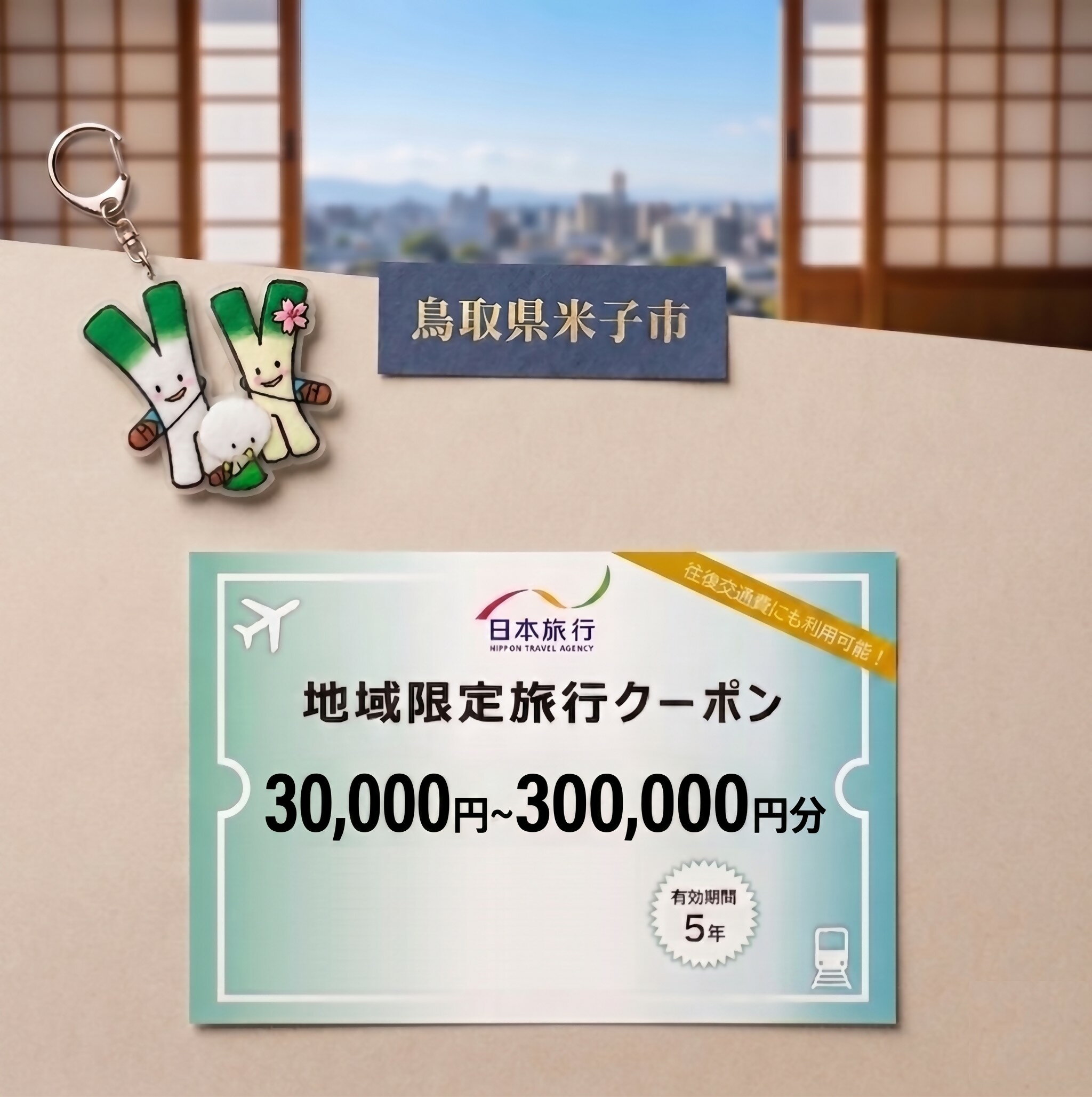 【ふるさと納税】鳥取県米子市 日本旅行地域限定旅行クーポン【24-100-002・24-200-006・24-300-001・24-500-001・24-1000-001】