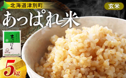 【令和7年産・早期予約受付】北海道産 津別町あっぱれ米（玄米） 5kg