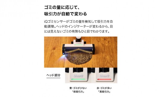 Shark ActiClean コードレススティッククリーナー ペタルベージュ LC800J 【コードレス掃除機 軽量 掃除機 強力 吸引力 ハンディクリーナー スティック掃除機 ペットの毛  家電】