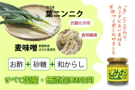 宿毛の美味しい「ぬた」が万能調味料に！国産・無添加『あぬたのために』2個セット