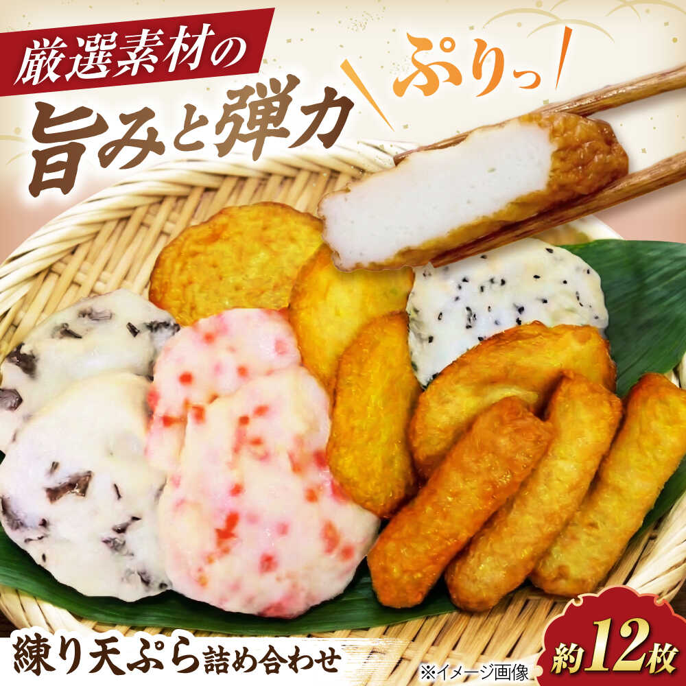 【ふるさと納税】練り物 手づくり練り天ぷら詰め合わせA / 蒲鉾 かまぼこ 練り物 練り天ぷら 大阪府 特産品 / 大阪府藤井寺市/味大かまぼこ[BLCE001]