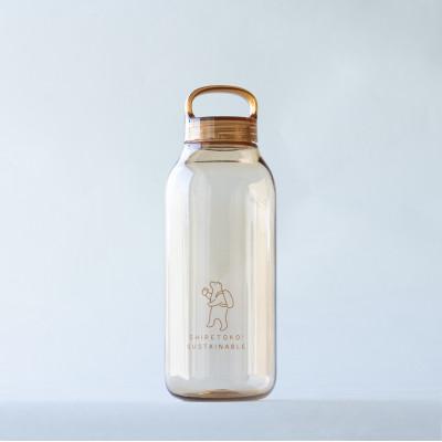 ふるさと納税 斜里町 知床トコさん　ウォーターボトル　アンバー　500ml×1本　常温で水が飲める 耐熱マイボトル