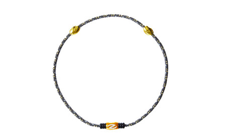 【Mサイズ】ザオラル・リカバリーネックレス　BK/GD |  横浜市 回復力向上 パフォーマンスアップ