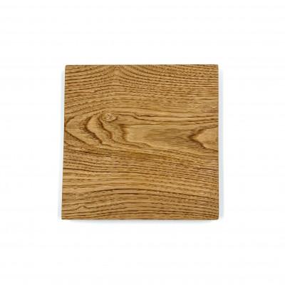 ふるさと納税 丹波市 ガラスのような木のお皿「一人膳 かく」正方形　クリ　Lサイズ　1枚