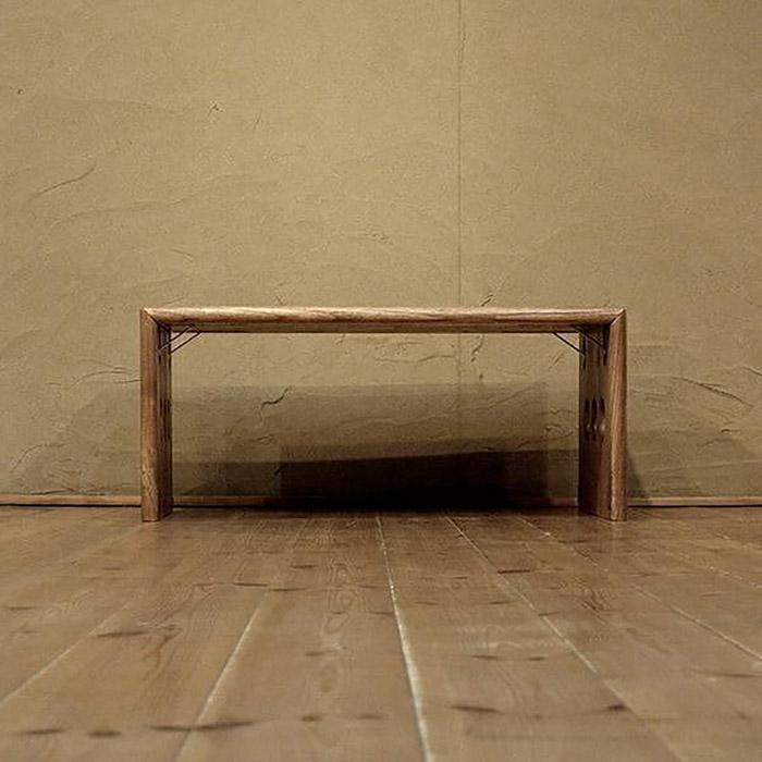 【ふるさと納税】フンバリテーブル　750　琥珀色　75×44.5×33　WAプラス　大川市 | 家具 ファニチャー 人気 おすすめ 送料無料