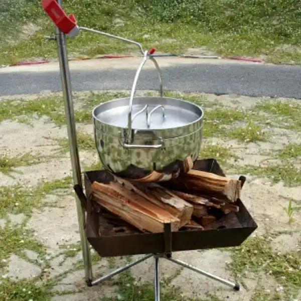 TSBBQ ステンレスダッチオーブン 8インチ IH対応 キャンプ アウトドア ダッチオーブン