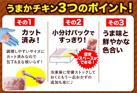 【6ヶ月定期便】うまかチキン 全パックむね肉セット(計1種類)合計4.34kg 合計 約26.04kgお届け《お申込み月の翌月より出荷開始》---fn_ftei_24_67000_mo6num1_43