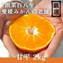 【ふるさと納税】創業百八年 愛媛みかんの老舗【甘平2kg】家庭用【新口農園】【C70-10】_ みかん ミカン 柑橘 フルーツ 果物 くだもの 青果 甘平 かんぺい 産地直送 産直 愛媛 甘い 常温 家庭用 希少 名産地 【1451141】