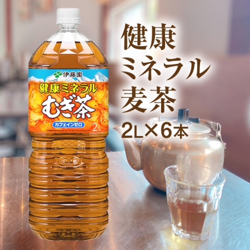 健康ミネラルむぎ茶2L×6本【500007】