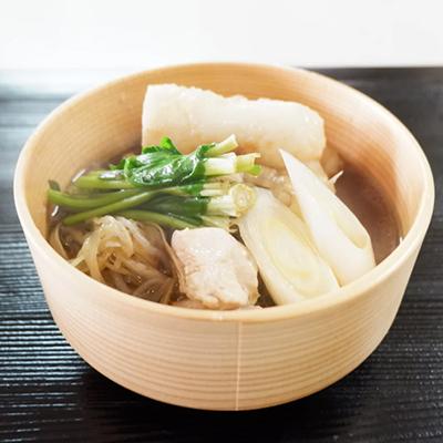 ふるさと納税 大館市 【大館美味コラボ】きりたんぽ鍋セット(2〜3人前)と曲げわっぱどんぶり2個のセット |  | 02