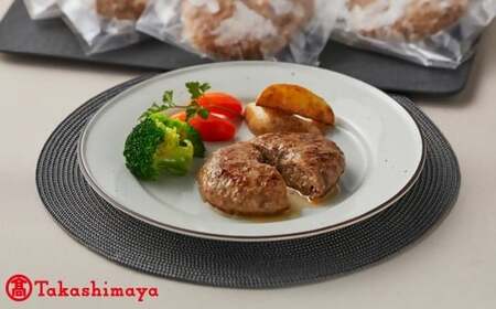 ＜大山物語＞氷温熟成 鳥取和牛×大山豚ハンバーグ６個【高島屋選定品】