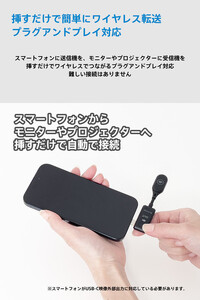 ベッドルームプロジェクターNX1　ブラック ワイヤレスアダプター（USB-C）セット